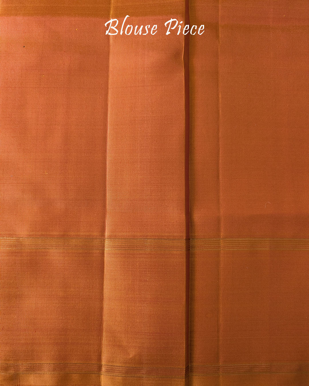 Red Checkered Pure Kanjivaram Silk Saree – Blouse Piece View showcasing the matching red silk blouse piece coordinated with the saree's traditional checkered design and gold zari detailing.