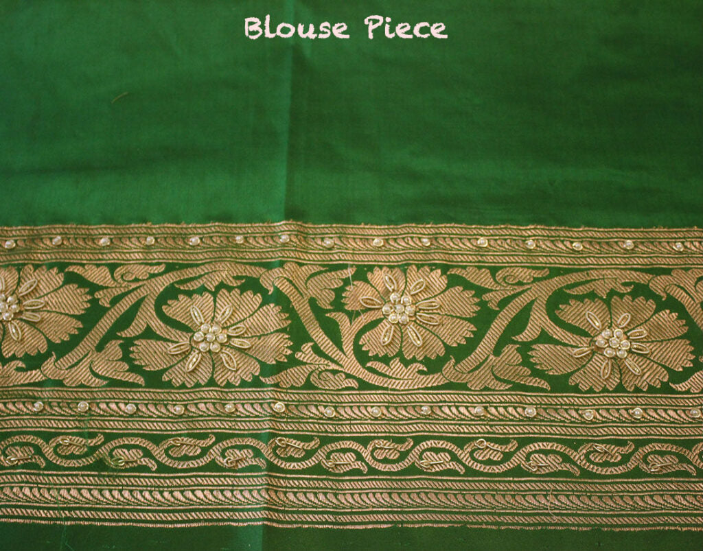 Red Pure Banarasi Katan Silk Kadhuwa Saree | Elegantt Drapes