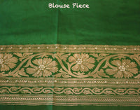 Red Pure Banarasi Katan Silk Kadhuwa Saree | Elegantt Drapes