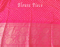 Yellow Silk Bandhani Meenakari Saree – Bandhani Saree Online India | Elegantt Drapes