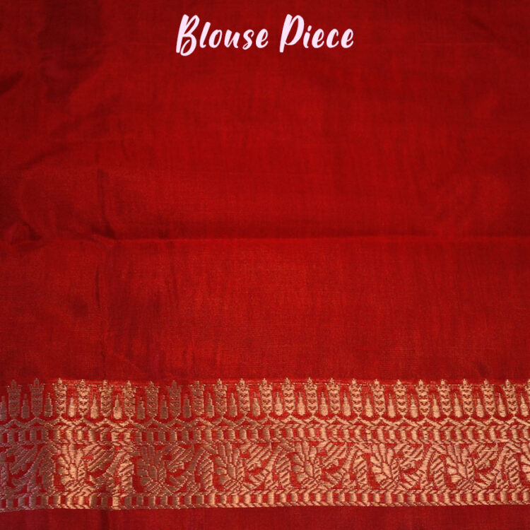 Handwoven Off White Banarasi Pure Katan Silk Saree